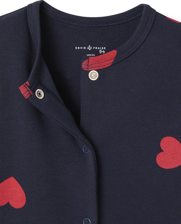 Produktbild Envie de Fraise Bio-Kollektion: Baby Strampler Mon Coeur (80)