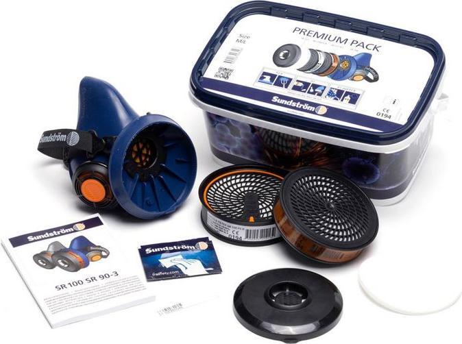 Produktbild Sundström Halvmaske SR100 m/l premium pack
