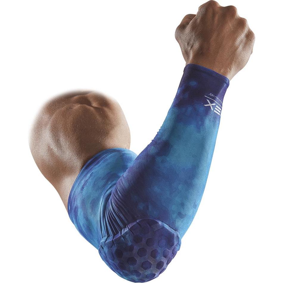 McDavid, Unisex, Ärmling + Beinling, Armschützer "Hexpad" (S), Blau, S