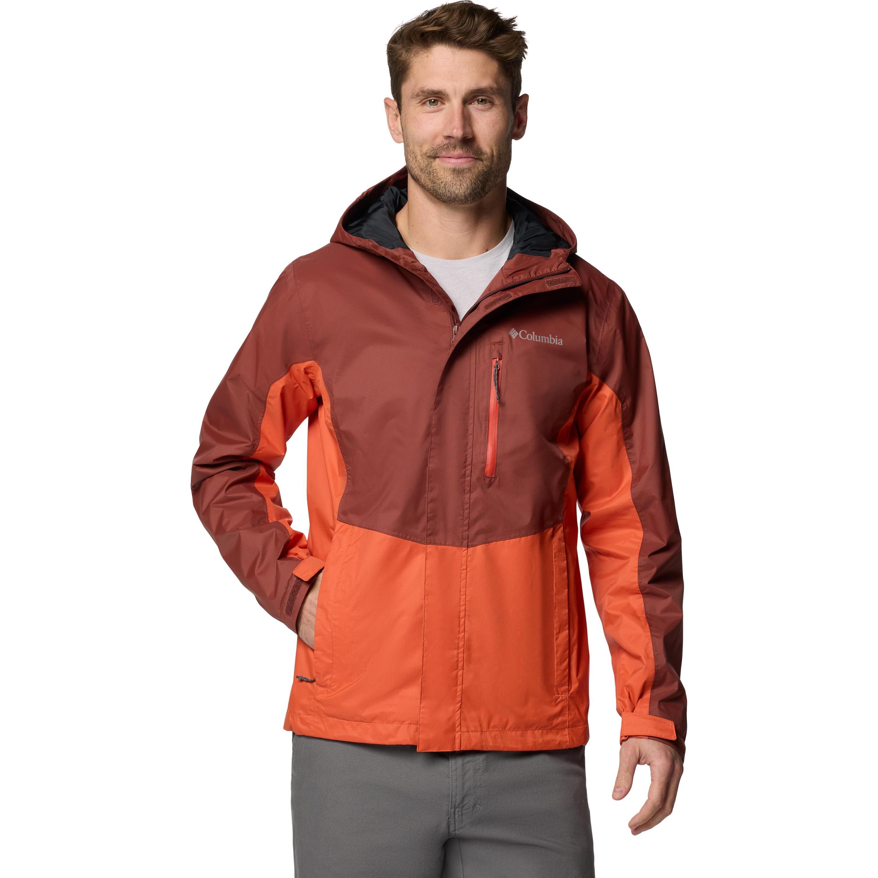 Columbia, Herren, Jacke, Pouring Adventure™ III Jacket (L), Rot, L
