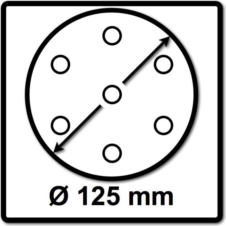 Produktbild Festool Schleifscheibe STF D125/8 P240 GR/100 (P240)