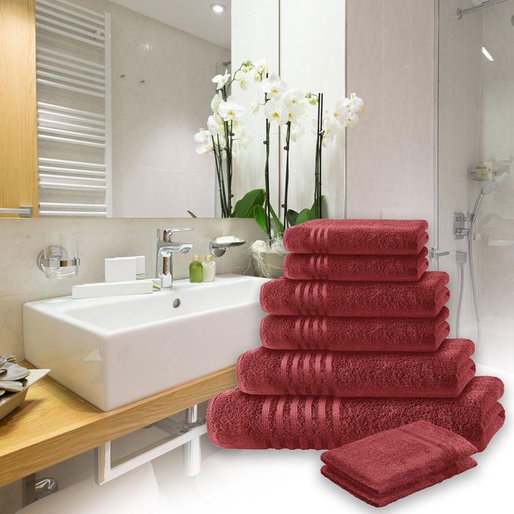 Actual product image Casativo 8-teiliges Handtuchset (100 x 150 cm, 30 x 50 cm, 50 x 100 cm, 70 x 140 cm)