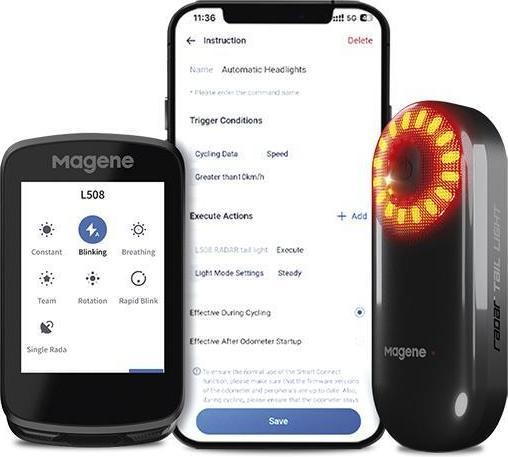 Actual product image Magene Bike computerC606