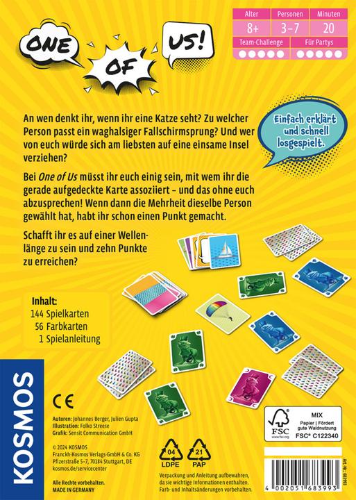 Image du produit Kosmos One of Us (Allemand)
