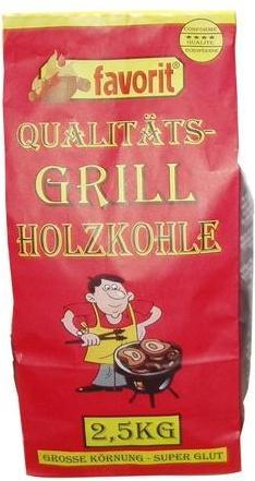 Favorit Grill Holzkohle 2,5kg (6x2,5kg) (2.58 kg)
