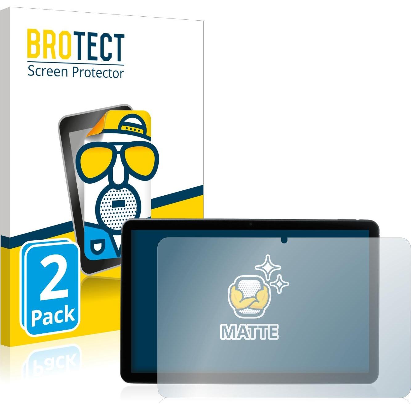 BROTECT Entspiegelungs-Schutzfolie Displayschutz Matt (2 Stück, Lifetab P10752), Tablet Schutzfolie