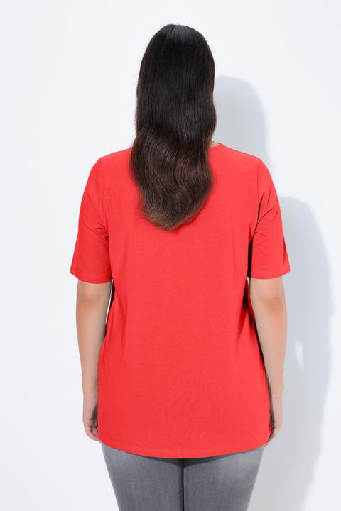 Actual product image Ulla Popken Essential Square Neck Stretch Tee (54)
