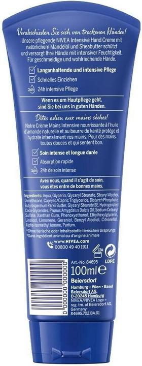 Actual product image NIVEA Intensive Care (100 ml)