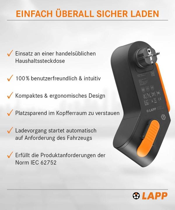 Actual product image Lapp Mobility Mobility Dock (Type 2, 2.30 kW, 10 A, Type 2)