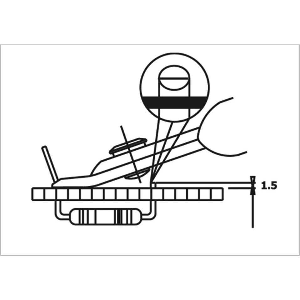 Thumbnail - Wetec, Bolzenschneider + Seitenschneider, Shear 180 mit Schneidüberstand, ESD-Griffe, Drahtüberstand 1,5 mm (138 mm)