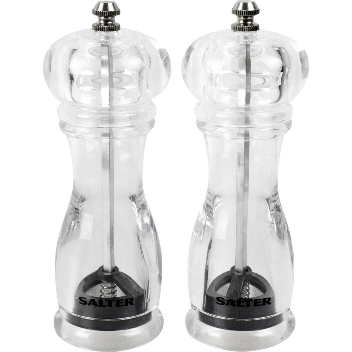 Thumbnail - Salter 7606 CLXR Moderne Salz- und Pfeffermühlen, Pfeffermühle + Salzmühle, Transparent