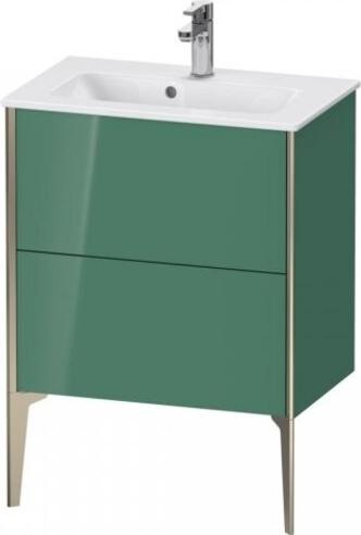 Actual product image Duravit XViu 4488 Vanity unit vertical Compact, 2 pull-outs, for wash basin ME by Starck 234263, 610 (61 x 39 x 59.5 cm)