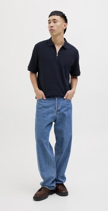 Actual product image Jack & Jones Jjeaustin Zip Polo Ss Noos (L)