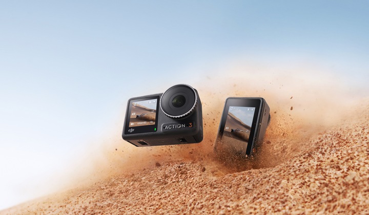 Produktbild DJI Osmo Action 3 Adventure Combo (24p, Bluetooth, WLAN)