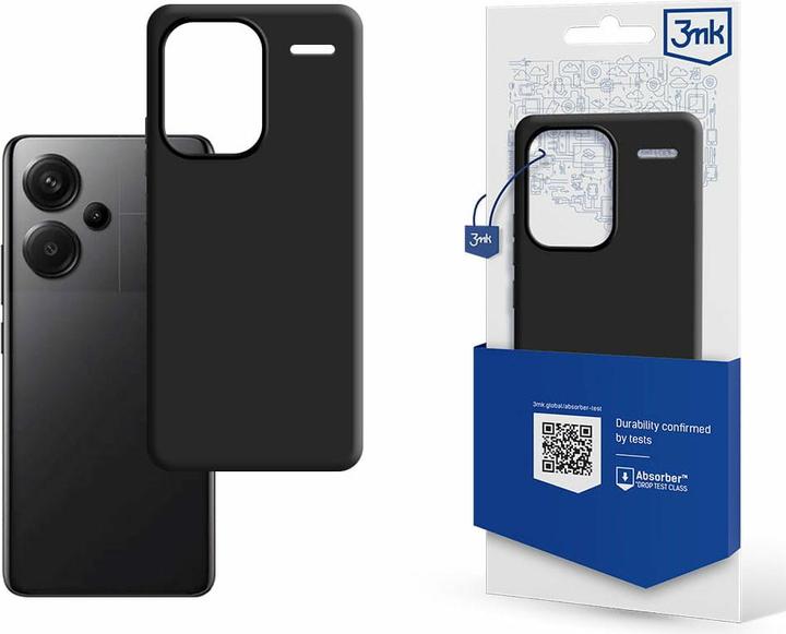 Actual product image 3MK Matt Case Redmi Note 13 Pro+ czarny/black (Xiaomi Redmi Note 13 Pro+)