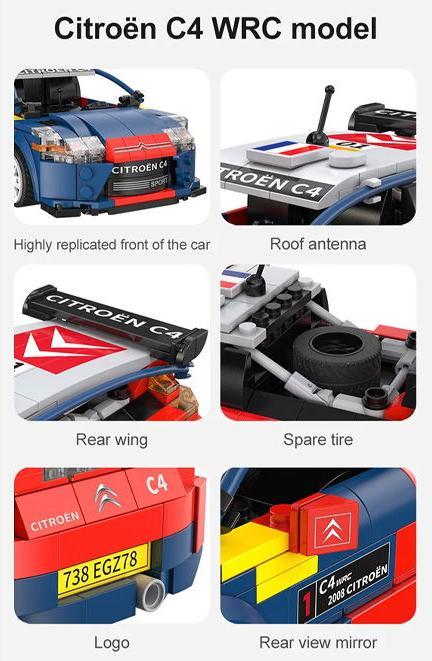 Actual product image Cada Citro?n C4WRC (scale 1:20, remote-controlled)