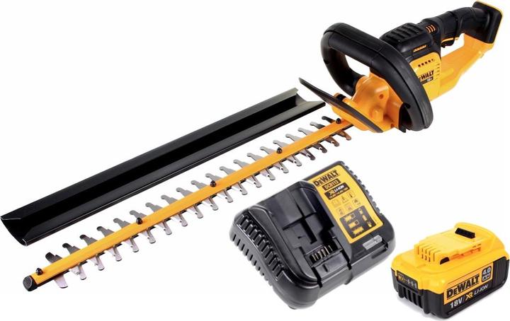 Produktbild DeWalt DCM 563 M1 Akku Heckenschere 18V 55,8cm + 1x 4,0Ah Akku + Ladegerät (Akkubetrieb)