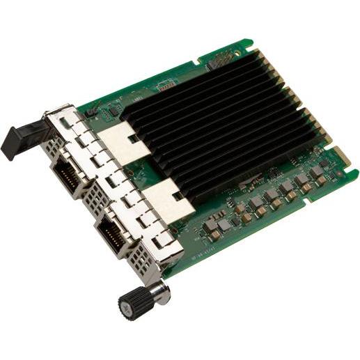 Intel ETHERNET OCP3.0 E610-XT2 (PCI Express Mini Card), Netzwerkkarte, Grün, Schwarz, Silber