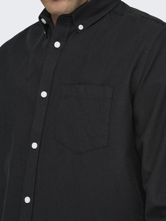 Produktbild Only & Sons Einfarbiges Langarmhemd (L)