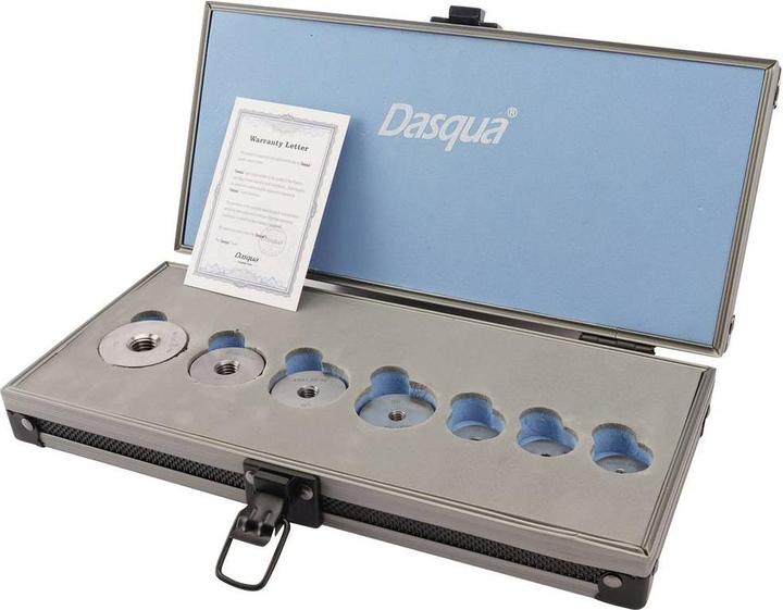 Actual product image Dasqua 6311-3205 7-piece thread gauge set, go ring gauge