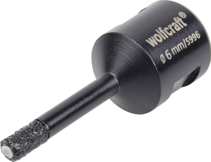 Actual product image wolfcraft 1 diamond-tipped drill bit for WS ø6mm (6 mm)
