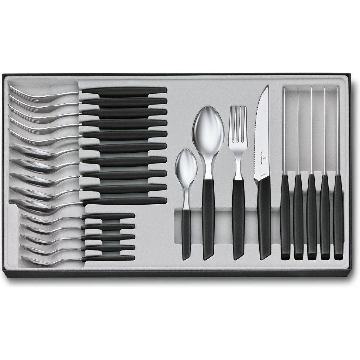 Victorinox Swiss Modern, Besteck, Schwarz