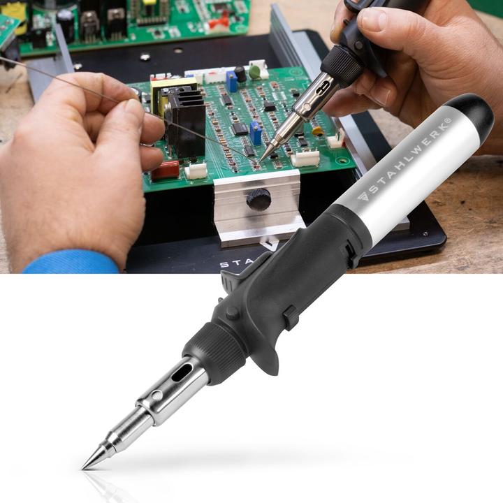 Actual product image Stahlwerk Gas soldering iron GLK-500 ST gas soldering set 200 - 500°C soldering temperature