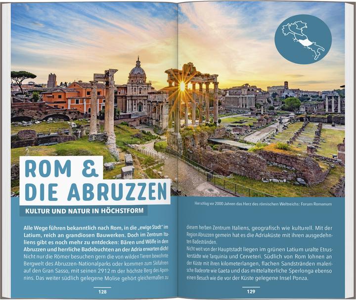Actual product image Reiseführer Italien (German, Stefanie Buommino, Bettina Dürr, Stefanie Claus, 2024)