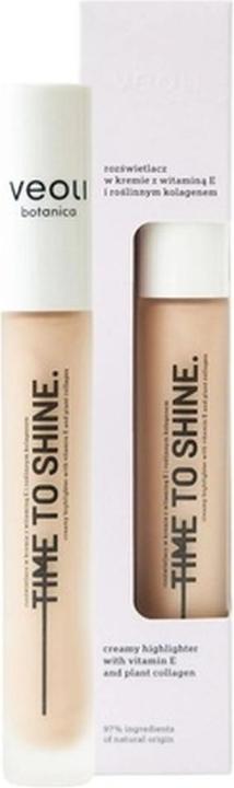 Veoli Botanica Time To Shine Illuminating Cream with Vitamin E and Kola Plant (Highlighter)