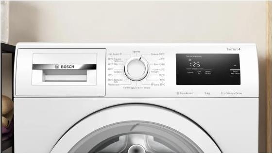 Produktbild Bosch Hausgeräte Serie 4 WAN24009II Frontlader-Waschmaschine 9 kg 1200 U/min Weiss (9 kg, Links)