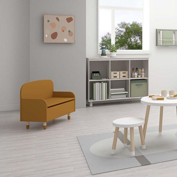 Immagine prodotto Flexa Panchina con contenitore Dots Mustard (Seggiolone)