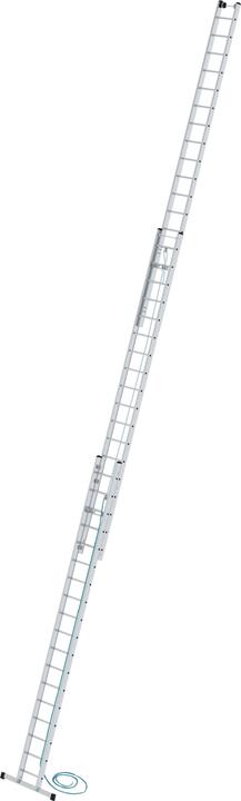 Munk Sprossen-Seilzugleiter 3-teilig mit Standard-Traverse 3x18 Sprossen (Gerüst)