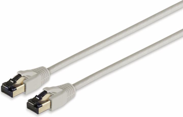 Produktbild Shiverpeaks Helos Patchkabel F/FTP Cat 8.1 grau 3,0m -Twisted Pair, doppelt geschirmt, 4 x 2 x AWG 26 (F/FTP, CAT8.1, 3 m)