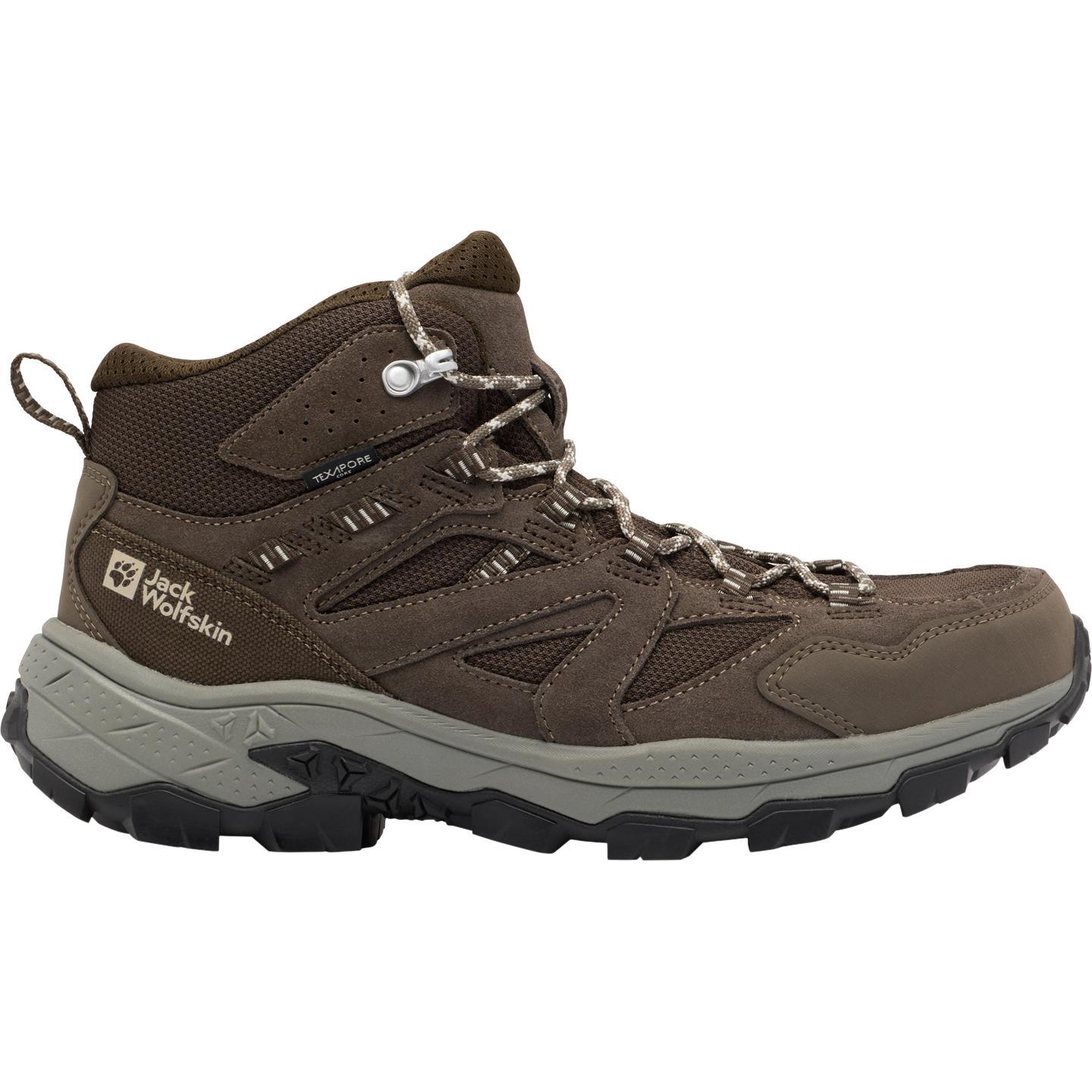 Jack Wolfskin, Herren, Wanderschuhe, Vojo Tour Texapore Mid M (50), Braun