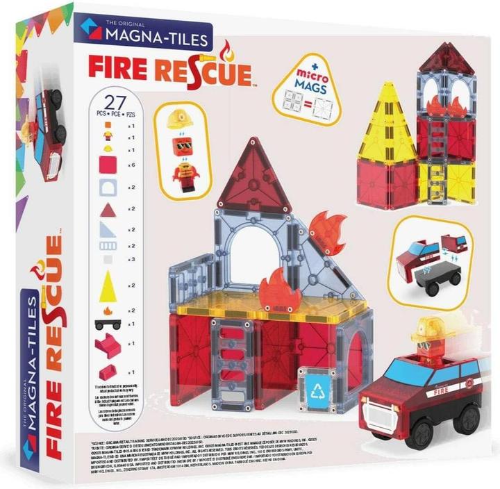 Actual product image Magna-Tiles Fire Rescue