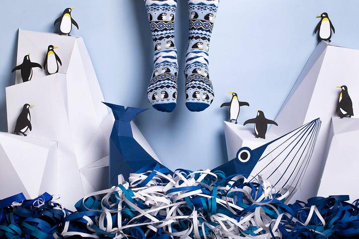 Actual product image Many Mornings Ice Penguin (Single pack, 35 - 38)