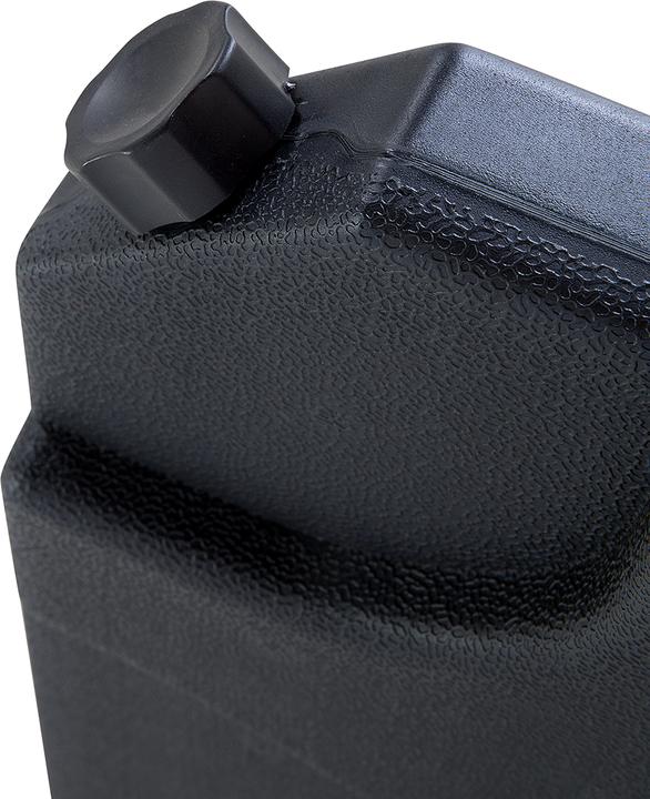 Actual product image Beliani Weighting plates for parasol stands anthracite 4 pieces fillable CARIA