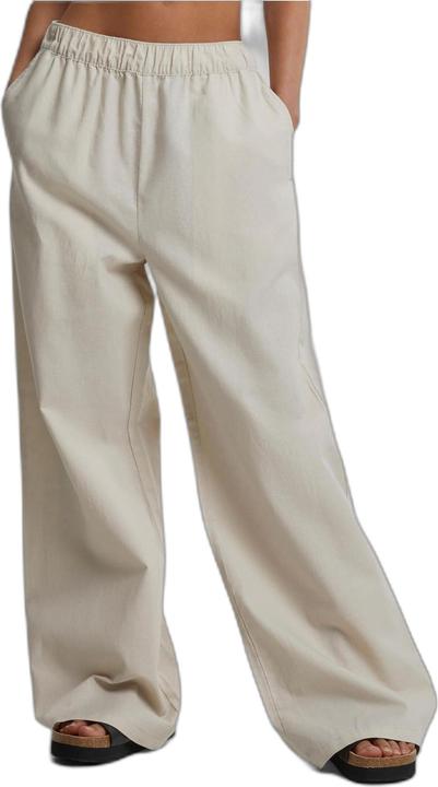 Produktbild Urban Classics Ladies Linen Mixed Wide Pants - 161183 (XXL)