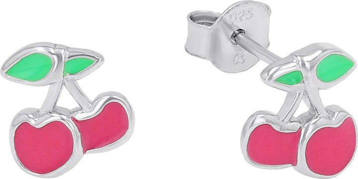 Produktbild Prinzessin Lillifee Ohrschmuck für Mädchen, 925 Sterling Silber | Kirsche (Silber 925)