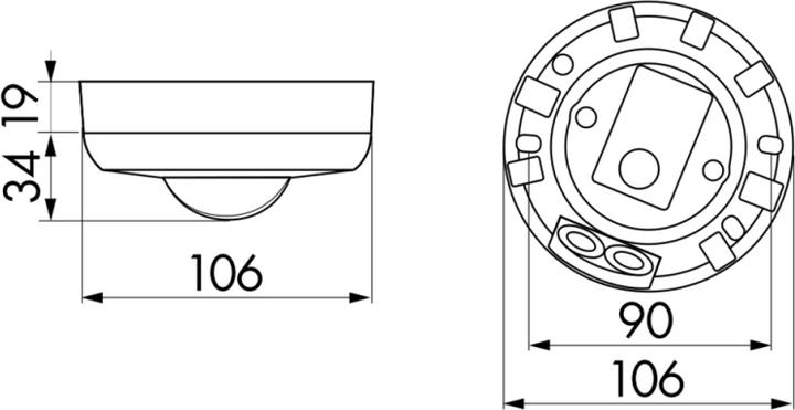 Immagine prodotto BEG Rivelatore di movimento Luxomat AP 92219 PD3-1C-AP Micro bianco (12 m)