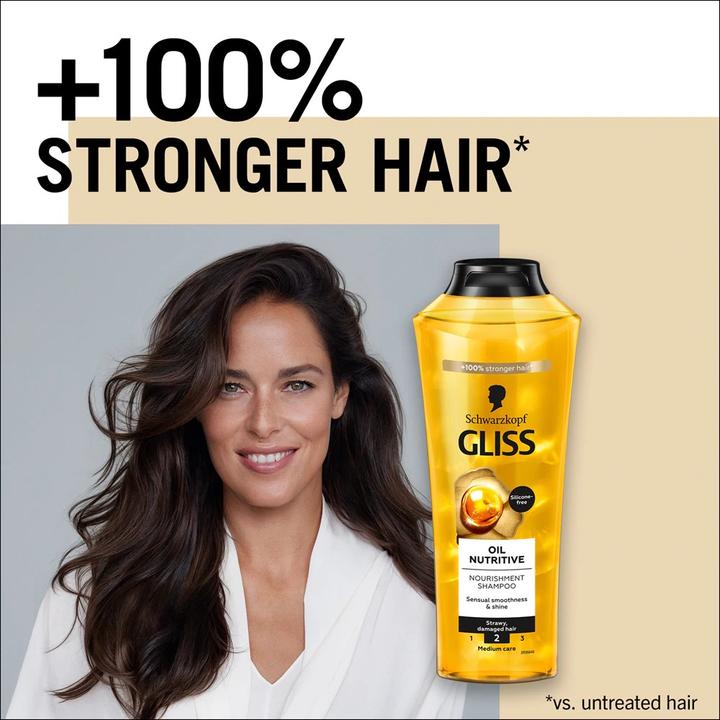 Image du produit Schwarzkopf Gliss Kur Huile Nutritive (Shampoing liquide, 400 ml)