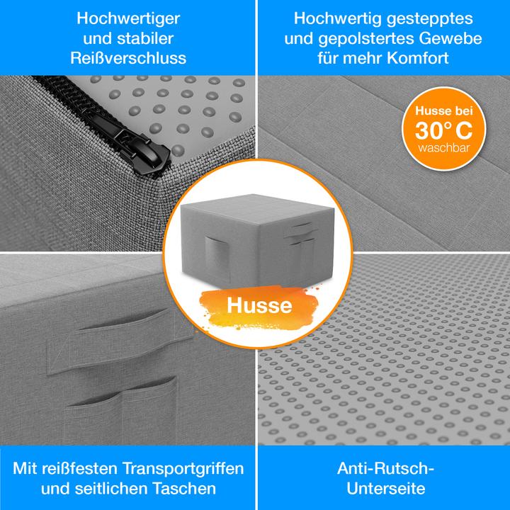 Actual product image Bestschlaf Folding mattress incl. cover & transport bag (75 x 195 cm, Foam core)