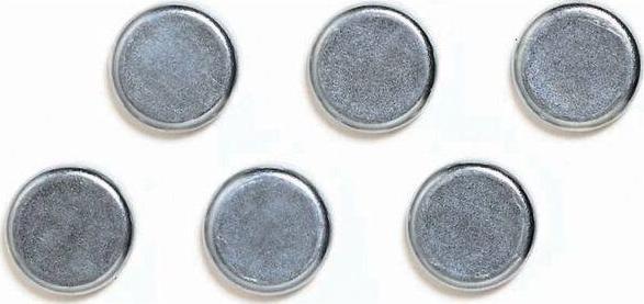 Image du produit Franken Aimant rond avec capuchon chromé extra fort (5x)