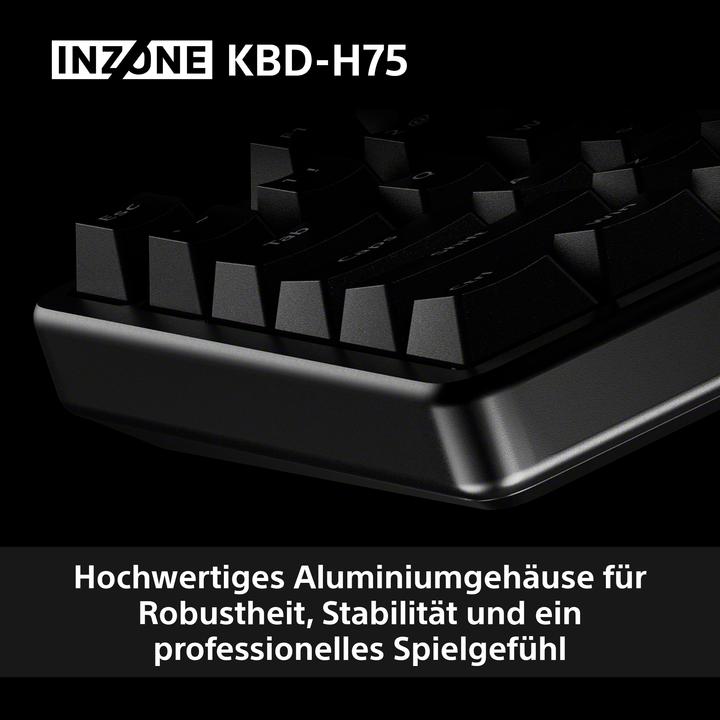 Actual product image Sony Inzone KBD-H75 (DE, Cable)