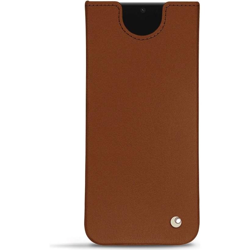 Noreve Lederschutzhülle (Samsung Galaxy S23 Ultra), Smartphone Hülle, Braun