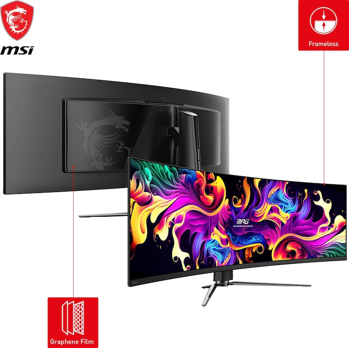 Actual product image MSI MPG 491CQPDE QD-OLED (5120 x 1440 pixels, 49")