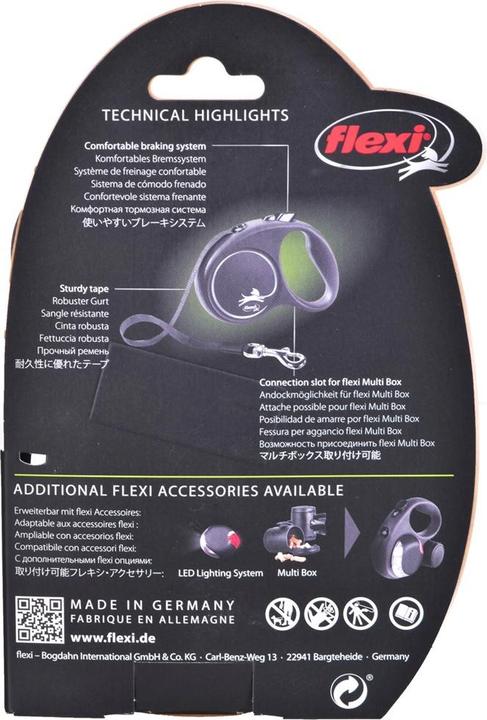 Productafbeelding Flexi Zwarte Designriem (S, Hond, Algemeen)