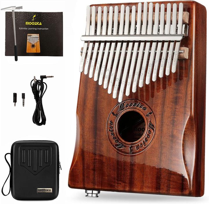 Moozica Kalimba mit Tonabnehmer