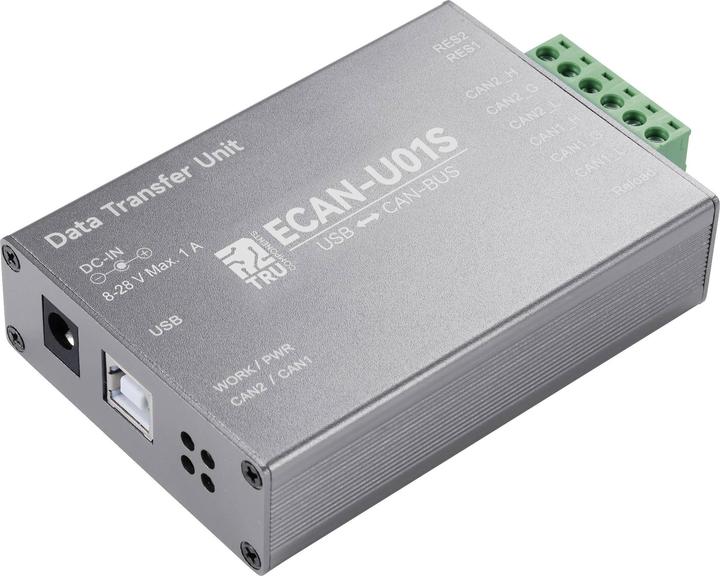 Actual product image Tru Components TC-ECAN-U01S CAN converter USB, CAN bus 1 pc.