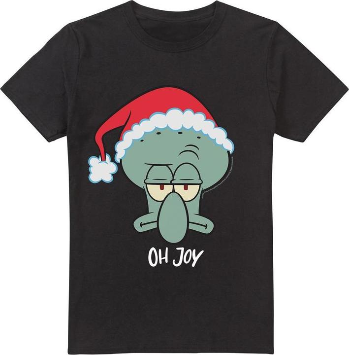 Immagine prodotto Spongebob Squarepants Joy Maglietta Natale Squidward Uomo (XXL)